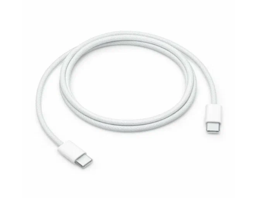 Кабель плетенный Apple USB Type-C - USB Type-c 60w 1м (Белый)