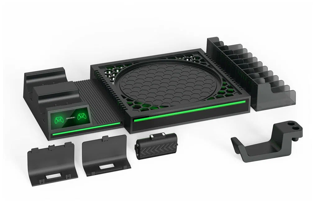 Многофункциональный зарядный док Dobe TYX-1622 для Xbox Series X (Черный)