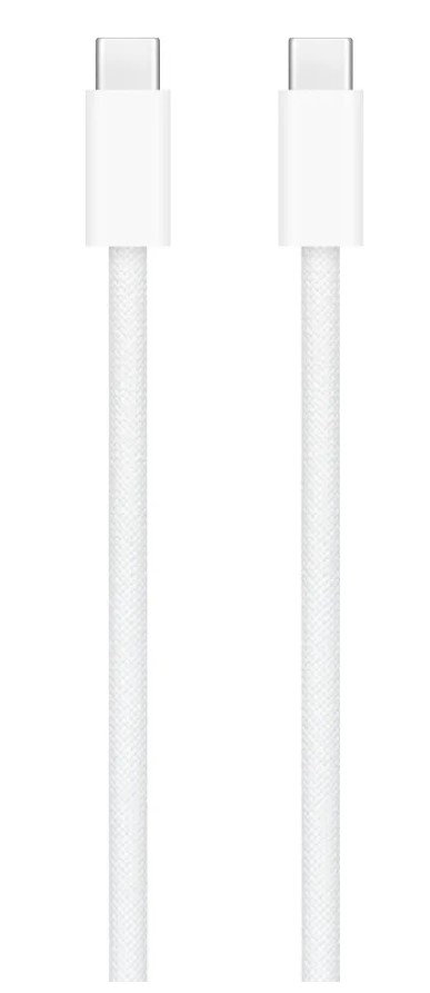 Кабель плетенный Apple USB Type-C - USB Type-c 240w 2м (Белый)