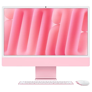 Моноблок Apple iMac 24 2024 (M4 8-Core, GPU 8-Core, 16GB, 512GB) (Розовый, 16 ГБ, 512 ГБ, Z1E6000FV)
