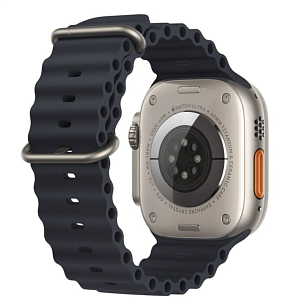 Умные часы Apple Watch Ultra 49 мм Titanium Case with Ocean Band (49mm, Чёрный, One size)