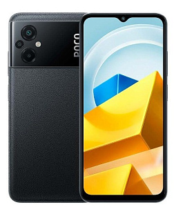 Смартфон Xiaomi POCO M5 4/128GB (Чёрный, 128 ГБ, 4 ГБ, Global, Dual nanoSim, Без Rustore)