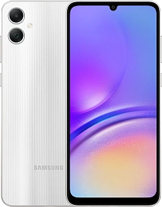 Смартфон Samsung Galaxy A05 4/128GB (Серебристый, 4 ГБ, 128 ГБ, Dual nanoSim, Global, Без Rustore)