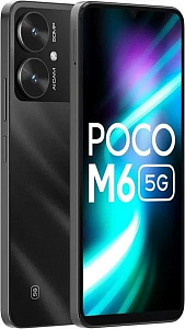 Смартфон Xiaomi POCO M6 4/128GB (Черный, 128 ГБ, 4 ГБ, Global, Dual nanoSim, Без Rustore)