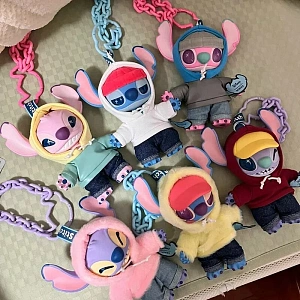 Фигурка - сюрприз MINISO Stitch Genz Street Series (Коробка 6 штук) (Белый)