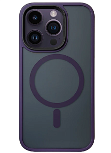 Чехол Hybrid MagSafe для iPhone 14 Pro Max (Фиолетовый)