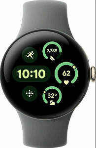 Умные часы Google Pixel Watch 3 45mm (Champagne Gold/Hazel)