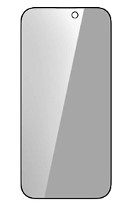 Стекло Антишпион для IPhone 14 Pro Max (Прозрачный)