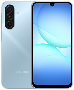Смартфон Samsung Galaxy A17 (8 ГБ, 256 ГБ, Голубой, 5G, Dual nanoSim, Global, Без Rustore)