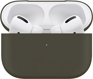 Чехол силиконовый для AirPods Pro (Оливковый)