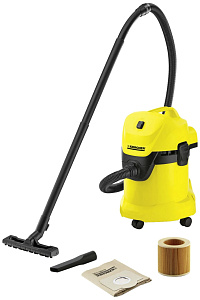 Профессиональный пылесос KARCHER WD 3 (Жёлтый)