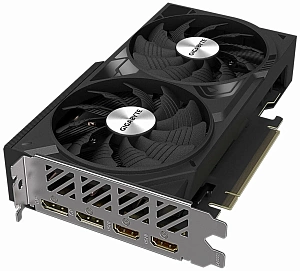 Видеокарта Gigabyte GeForce RTX 4060 Ti 8192Mb, Windforce OC 8 Gb (GV-N406TWF2OC-8GD) 2xHDMI, 2xDP, Ret (Чёрный)