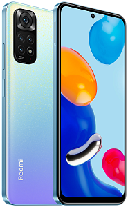 Смартфон Xiaomi Redmi Note 11 4/128GB Global (4 ГБ, 128 ГБ, Голубой, Global, Dual nanoSim, Без Rustore)