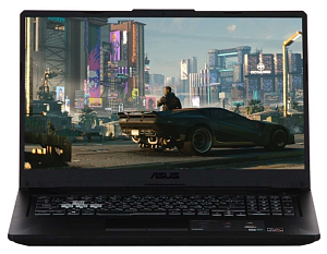 Ноутбук ASUS TUF Gaming A17 FX706II-AU038T (AMD Ryzen 5 4600H 3000MHz/17.3"/1920x1080/8GB/512GB SSD/NVIDIA GeForce GTX 1650 Ti 4GB/Windows 10 Home) (RU/A) (Чёрный, 512 ГБ, 8 ГБ, RU)