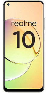 Смартфон Realme 10 4/128GB (Белый, 4 ГБ, 128 ГБ, Global, Dual nanoSim, Без Rustore)