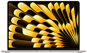 Ноутбук Apple MacBook Air 15 2024 (M3 8-Core, GPU 10-Core, 16GB, 512Gb) (16 ГБ, 512 ГБ, Z1BT000MA, Белый)