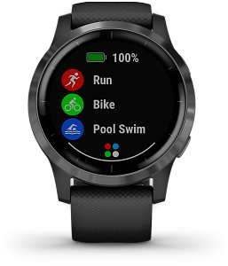 Умные часы Garmin Vivoactive 4 Wi-Fi NFC (Чёрный)