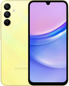 Смартфон Samsung Galaxy A15 4G 8/128GB (Жёлтый, 8 ГБ, 128 ГБ, Global, Dual nanoSim, Без Rustore)