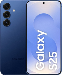 Смартфон Samsung Galaxy S25 12/128GB (Синий, 12 ГБ, 128 ГБ, nanoSim+eSim, Global, S931B, Без Rustore)