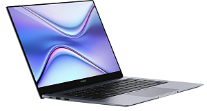 Ноутбук HONOR MagicBook X 14NBR-WAI9 (1920x1080, Intel Core i3 2.1 ГГц, RAM 8GB, SSD 256GB, Win10 Home) (53011TVN-001) (RU/A) (Серый, 256 ГБ, 8 ГБ, RU)