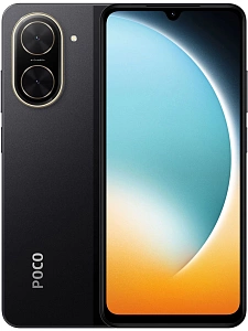 Смартфон Xiaomi POCO C71 (Чёрный, 4 ГБ, 128 ГБ, RU, Dual nanoSim, Без Rustore)