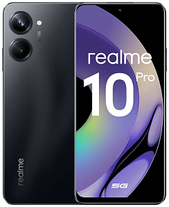 Смартфон Realme 10 Pro 5G 8/256GB (Чёрный, 8 ГБ, 256 ГБ, Global, Dual nanoSim, Без Rustore)