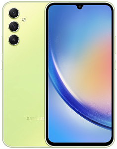 Смартфон Samsung Galaxy A34 5G 6/128GB (6 ГБ, 128 ГБ, Зелёный, Dual nanoSim, Global, Без Rustore)