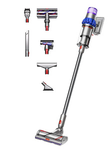 Пылесос Dyson V15 Detect Extra (SV47) (Синий/Никель)