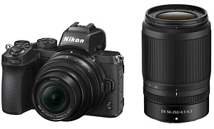 Цифровой фотоаппарат Nikon Z50 Kit 16-50mm VR + 50-250mm VR (Черный)