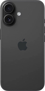 Смартфон Apple iPhone 16 128GB nanoSim+eSim (8 ГБ, 128 ГБ, Черный, nanoSim+eSim, Global, Без Rustore)