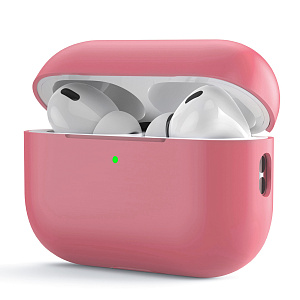 Чехол силиконовый для AirPods Pro 2 (Pink)