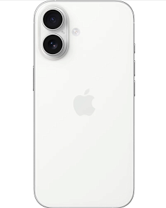 Смартфон Apple iPhone 16 128GB nanoSim+eSim (8 ГБ, 128 ГБ, Белый, nanoSim+eSim, Global, Без Rustore)