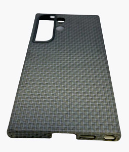 Чехол карбоновый KZDOO Keivlar для Galaxy S24 Ultra (Серый)