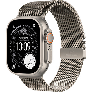 Умные часы Apple Watch Ultra 3 (Natural, 49mm, Titanium Milanese Loop, Natural, M)