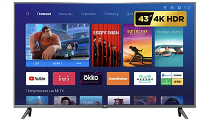 Телевизор Xiaomi Mi TV 4S 43 T2 Global 42.5" (2019) (Чёрный, 42.5", Global)