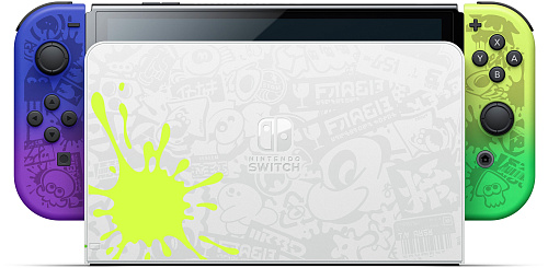Игровая приставка Nintendo Switch (Splatoon, 64 ГБ, OLED)