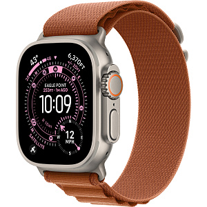 Умные часы Apple Watch Ultra 3 (Natural, 49mm, Alpine Loop, Terra Cotta, L)