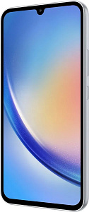 Смартфон Samsung Galaxy A34 5G 8/128GB (8 ГБ, 128 ГБ, Серебристый, Global, Dual nanoSim, Без Rustore)