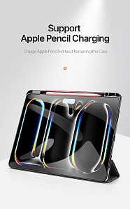 Чехол-книжка Gurdini Dux Ducis Domo Series для iPad Pro 13 (2024) (Синий)