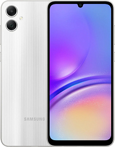 Смартфон Samsung Galaxy A05 6/128GB (Серебристый, 128 ГБ, 6 ГБ, Global, Dual nanoSim, Без Rustore)