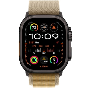 Умные часы Apple Watch Ultra 2 49 мм (2024) Black Case with Alpine Loop (49mm, Tan S, S)