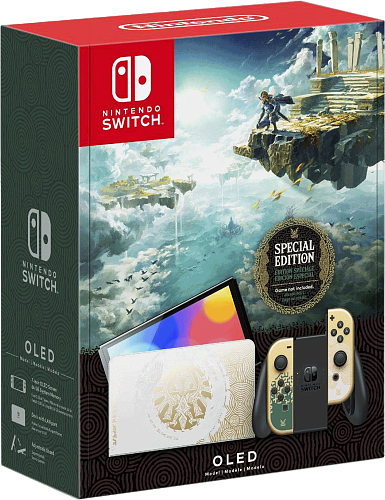 Игровая приставка Nintendo Switch (The Legend of Zelda, 64 ГБ, OLED)