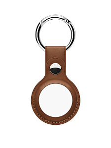 Ремешок AirTag (кожа) мал (Коричневый)