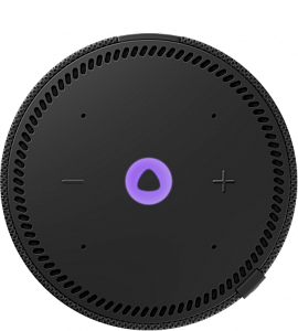 Умная колонка Яндекс Станция Мини с часами (Чёрный)