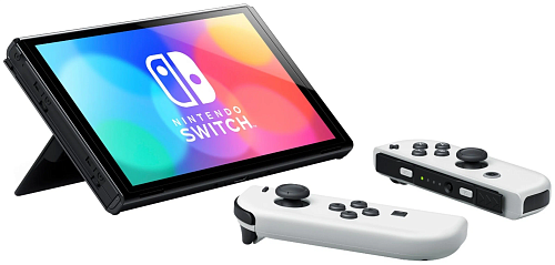Игровая приставка Nintendo Switch (Белый, 64 ГБ, OLED)