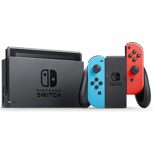 Игровая приставка Nintendo Switch rev.2 (Неоново-синий/Красный, 32 ГБ, 6.2", LCD)