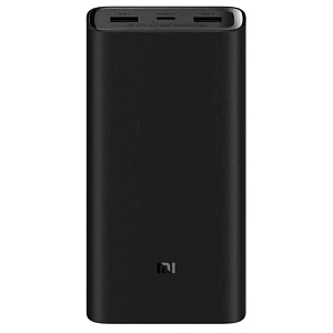 Внешний портативный аккумулятор Xiaomi Mi Power Bank 20000 (Чёрный)