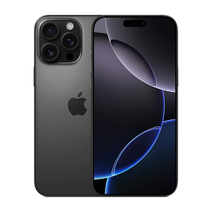 Смартфон Apple iPhone 16 Pro Max 512GB nanoSim+eSim (8 ГБ, 512 ГБ, Титановый Чёрный, nanoSim+eSim, Global, Без Rustore, Уценка)
