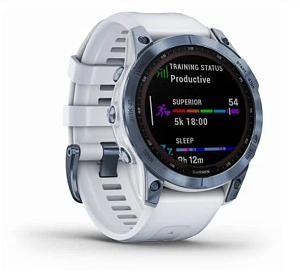 Умные часы Garmin Fenix 7 Sapphire Solar (Синий)