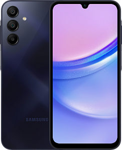 Смартфон Samsung Galaxy A15 4G 4/128GB (Темно-синий, 128 ГБ, 4 ГБ, Dual nanoSim, Global, Без Rustore)